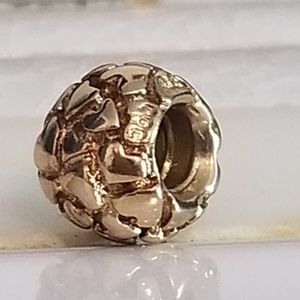 Authentic gold pandora charm